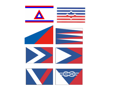 Zastave- netriglavske trikotne strukture